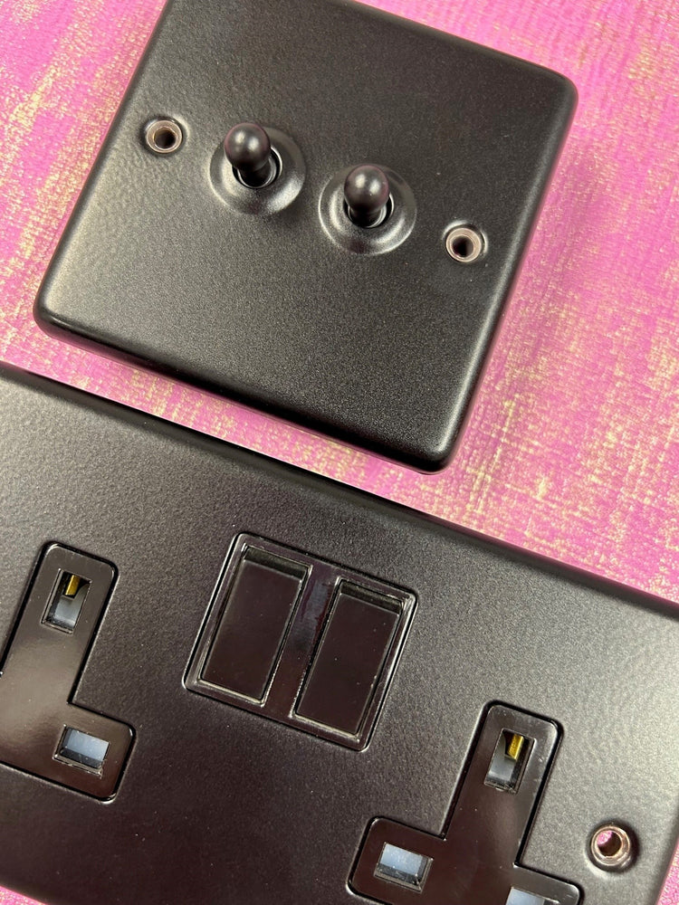 Contour Black Sockets and Switches