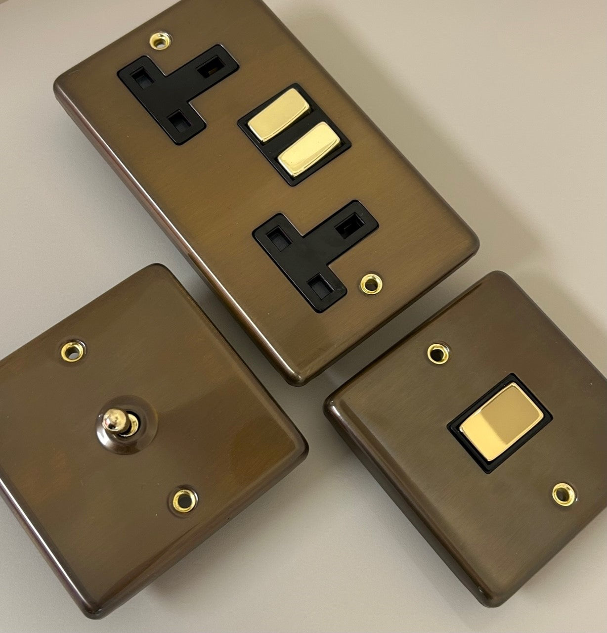 Bronze Sockets and Switches