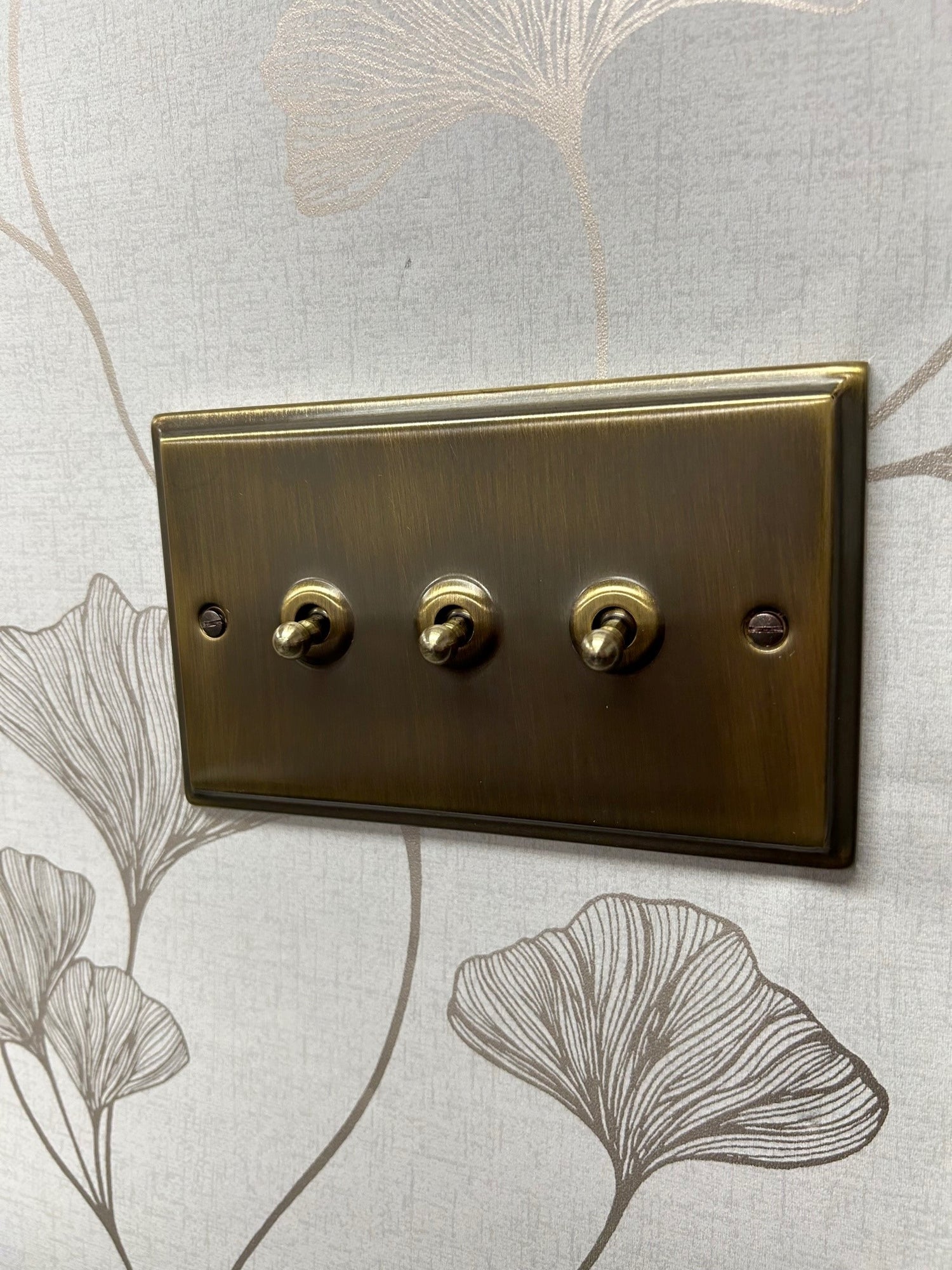 Deco Antique Brass Sockets and Switches