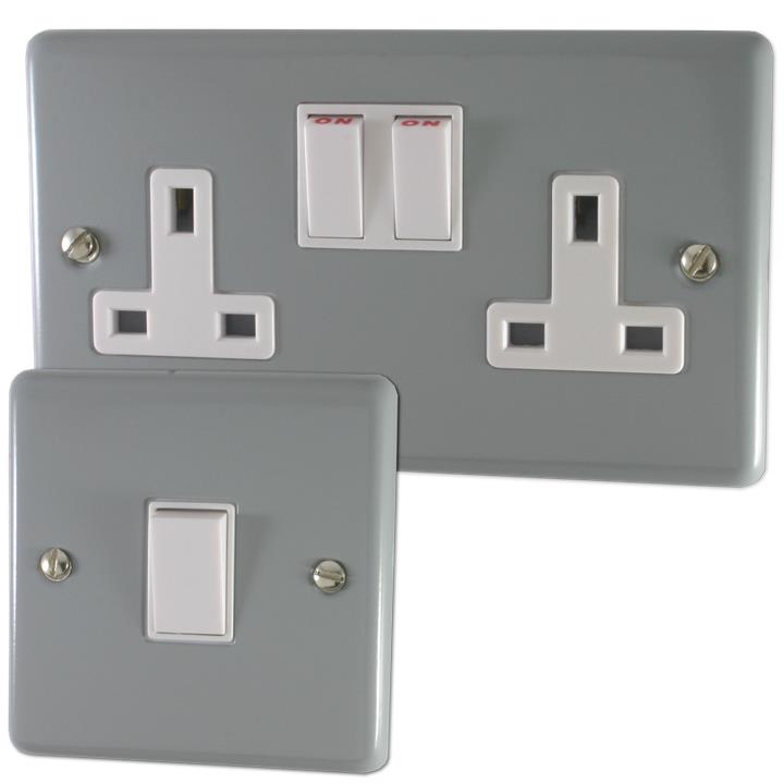 Light Grey Sockets and Switches