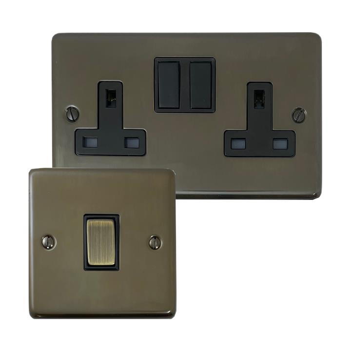 Medium Bronze Sockets and Switches
