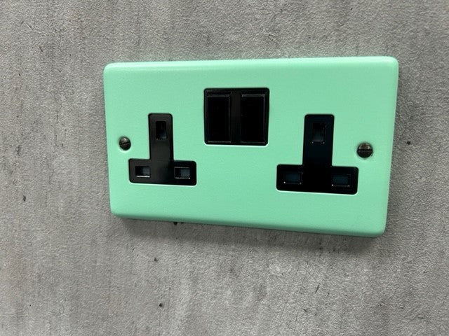 Peppermint Green Sockets and Switches