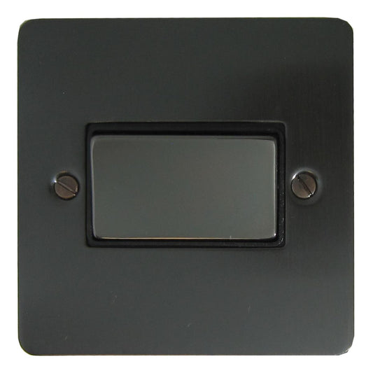 Flat Black Bronze Fan Isolator