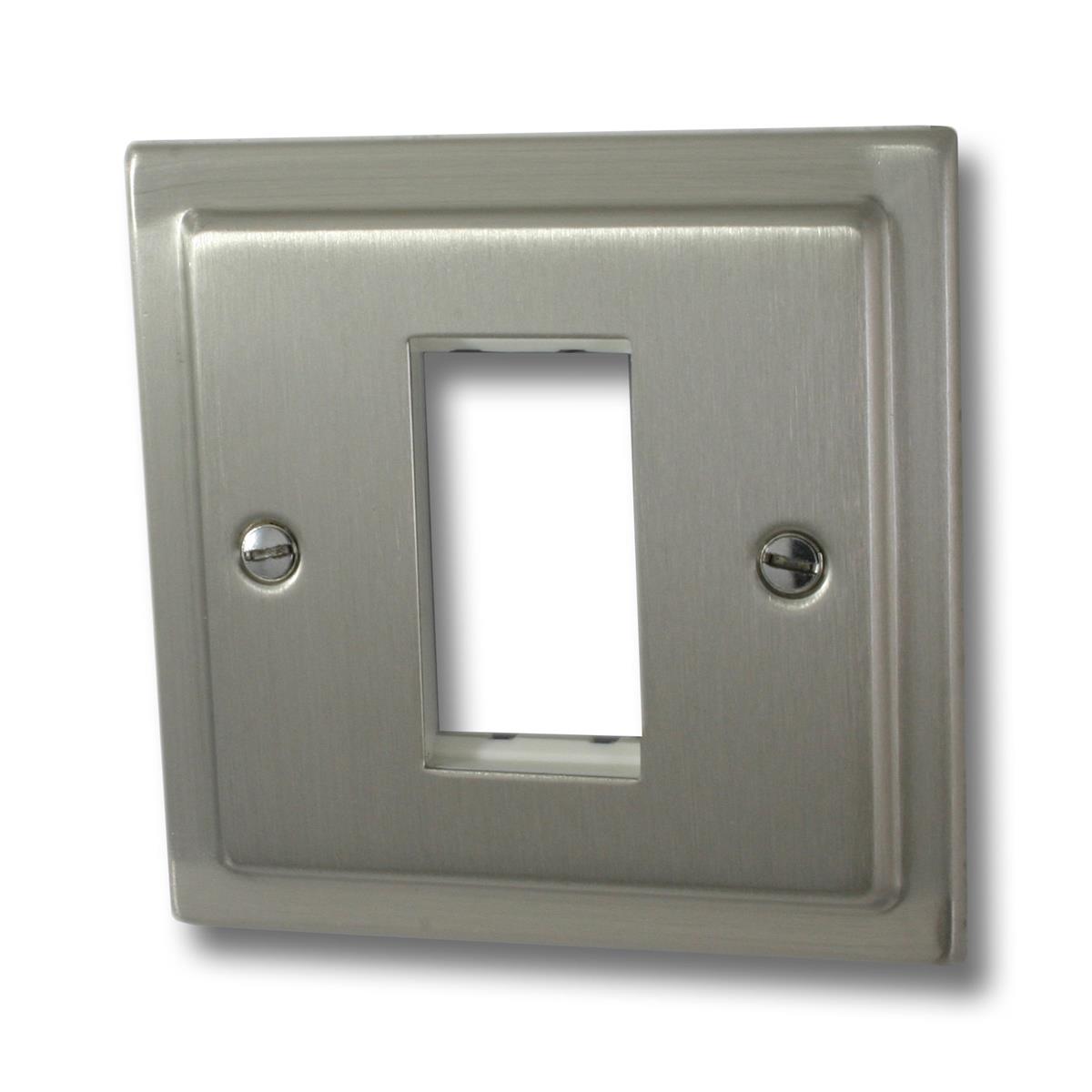 Trimline Satin Nickel 1 Module Data Plate