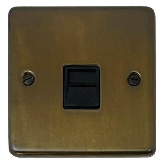 Contour Medium Bronze Telephone Primary Socket (Black Insert)