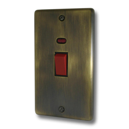 Contour Antique Brass 45 Amp Vertical Switch