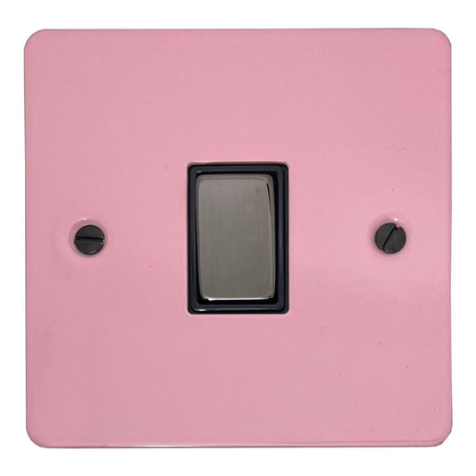 Flat Gloss Pink Intermediate Switch (Black Nickel Switch/Black Insert)