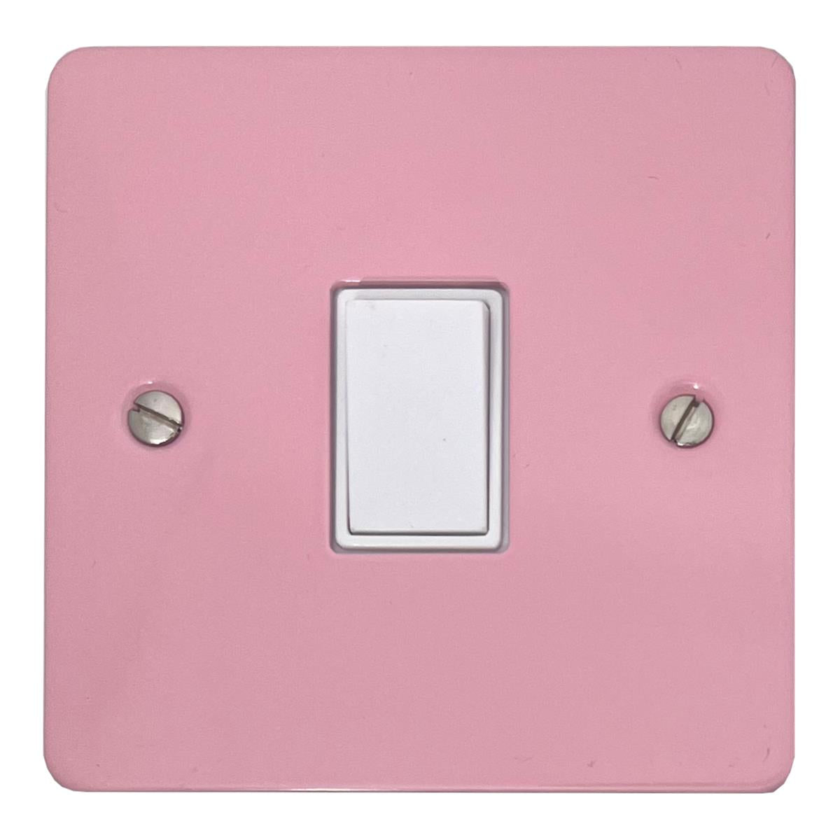 Flat Gloss Pink Intermediate Switch (White Switches)