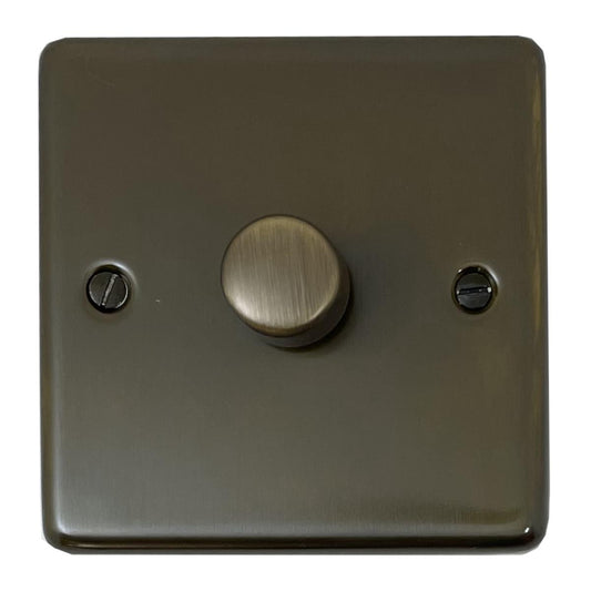 Contour Medium Bronze 1 Gang LED Dimmer