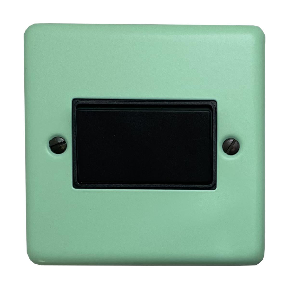 Classic Peppermint Green Fan Isolator (Black Switch)