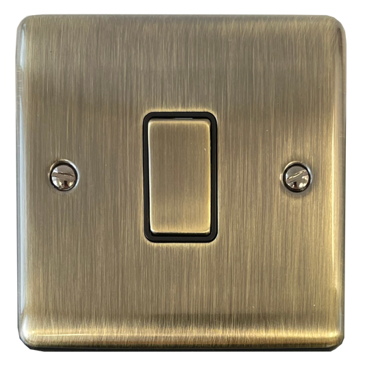 Basics Antique Brass 1 Gang Light Switch