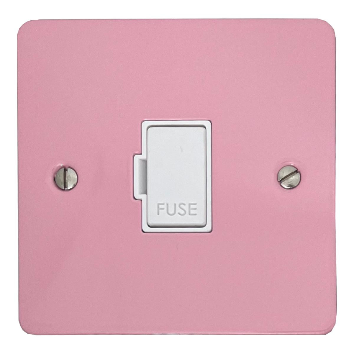 Flat Gloss Pink Unswitched Fuse Spur (White Insert)