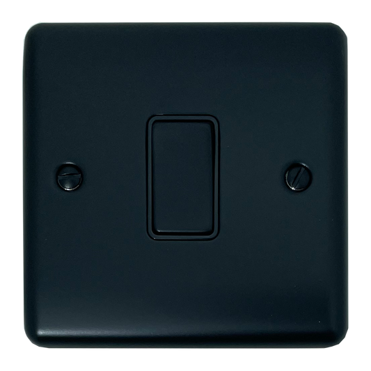 Basics Matt Black Intermediate Light Switch