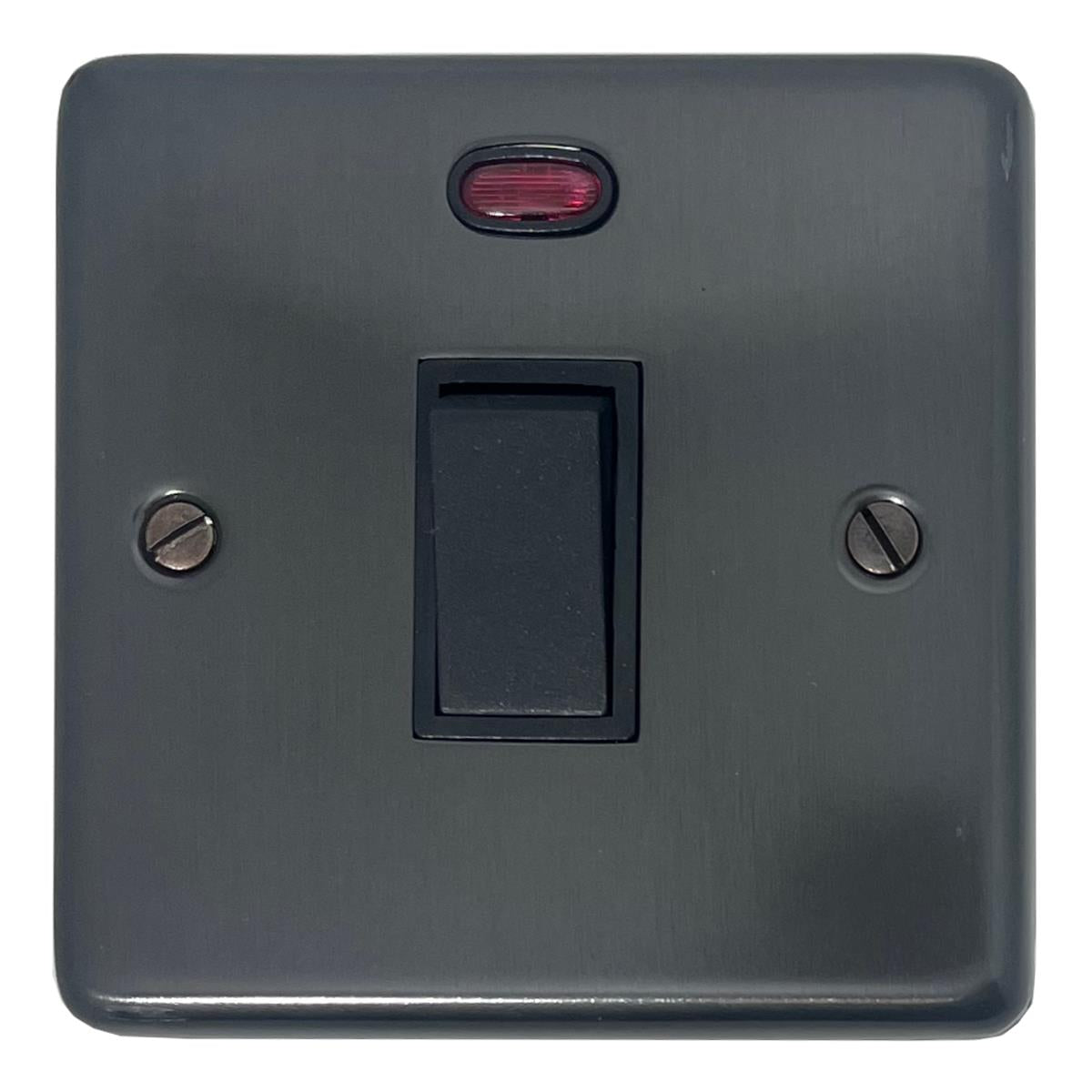 Contour Black Bronze 20A Dp Switch + Neon