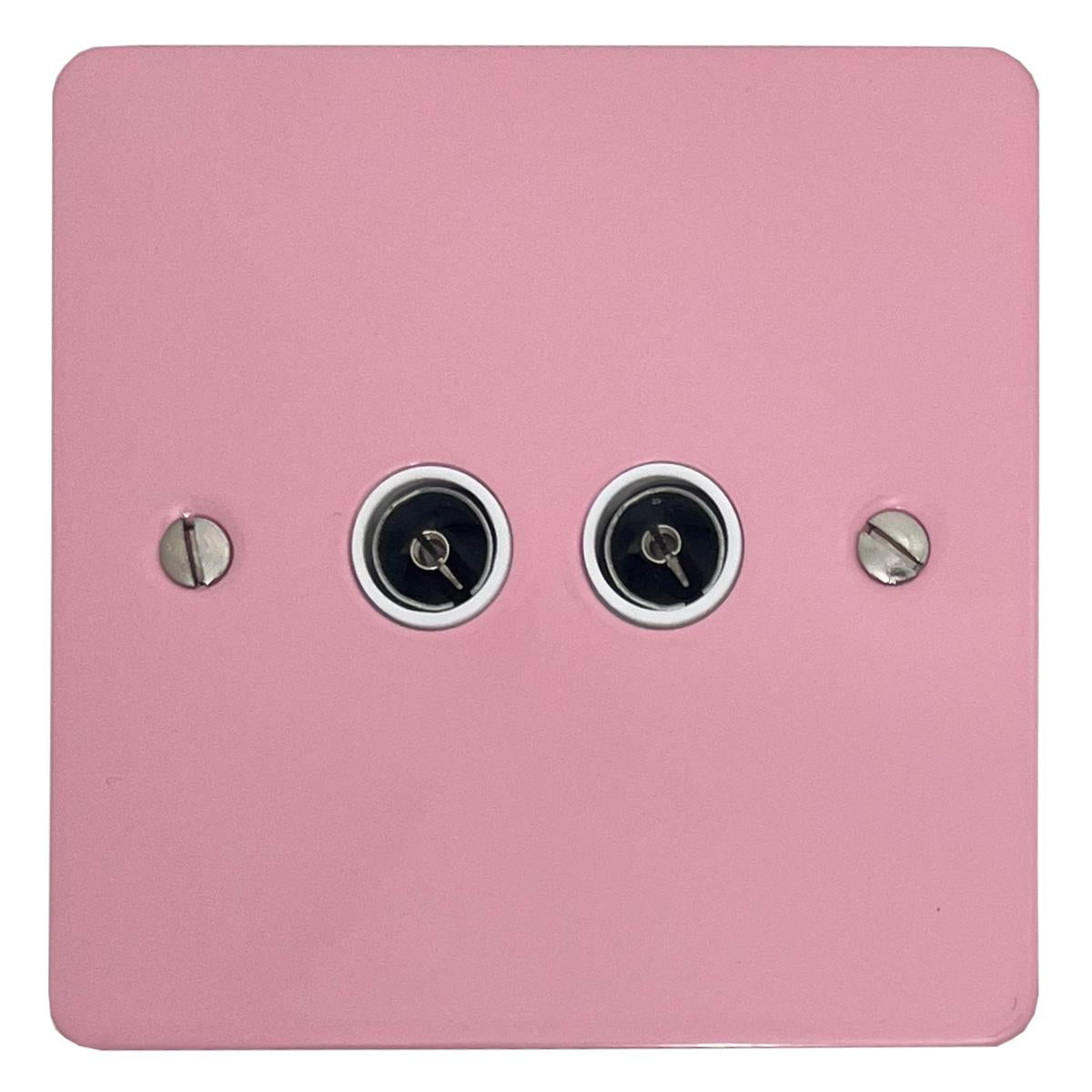 Flat Gloss Pink Twin Coax Point (White Insert)