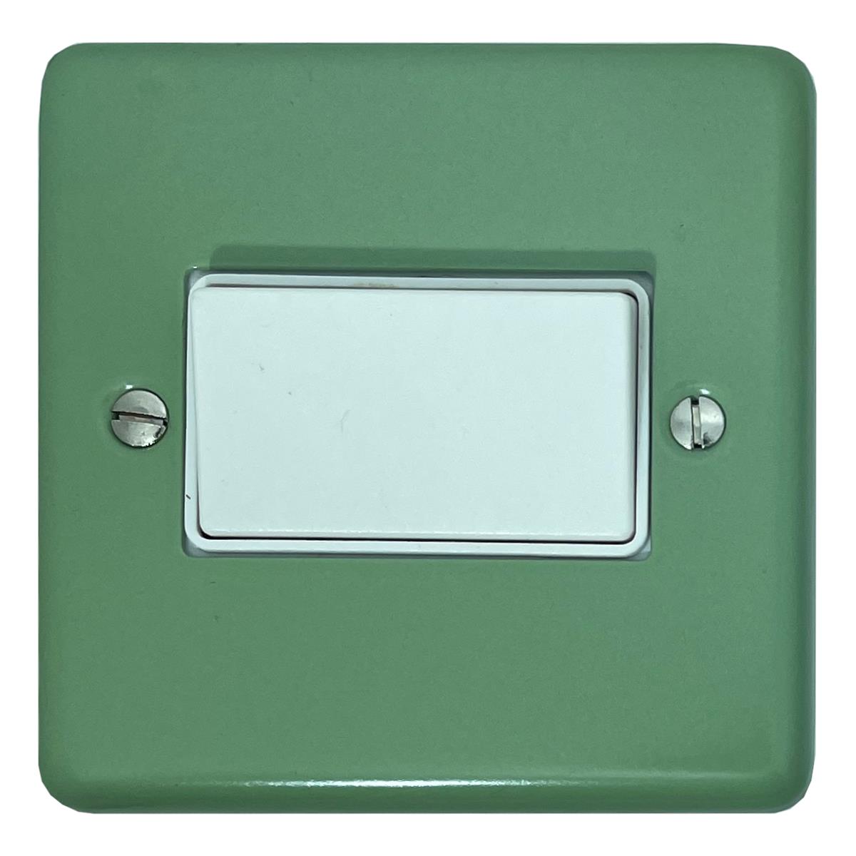 Classic Sage Green Fan Isolator (White Switch)