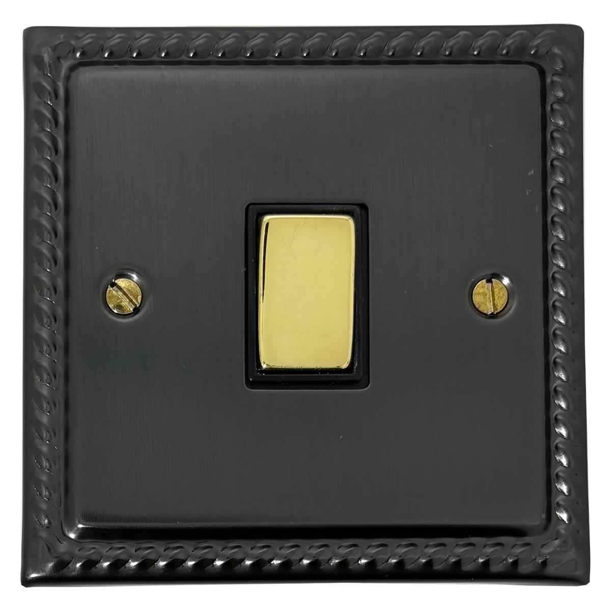 Monarch Black Bronze Intermediate Switch (Polished Brass Switch)