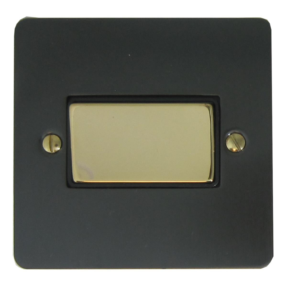 Flat Black Bronze Fan Isolator