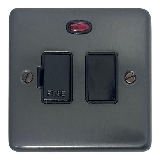 Contour Black Bronze Switched Fuse Spur with Neon (Black Switch)