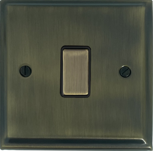 Deco Antique Brass Intermediate Switch (Brass Switch)