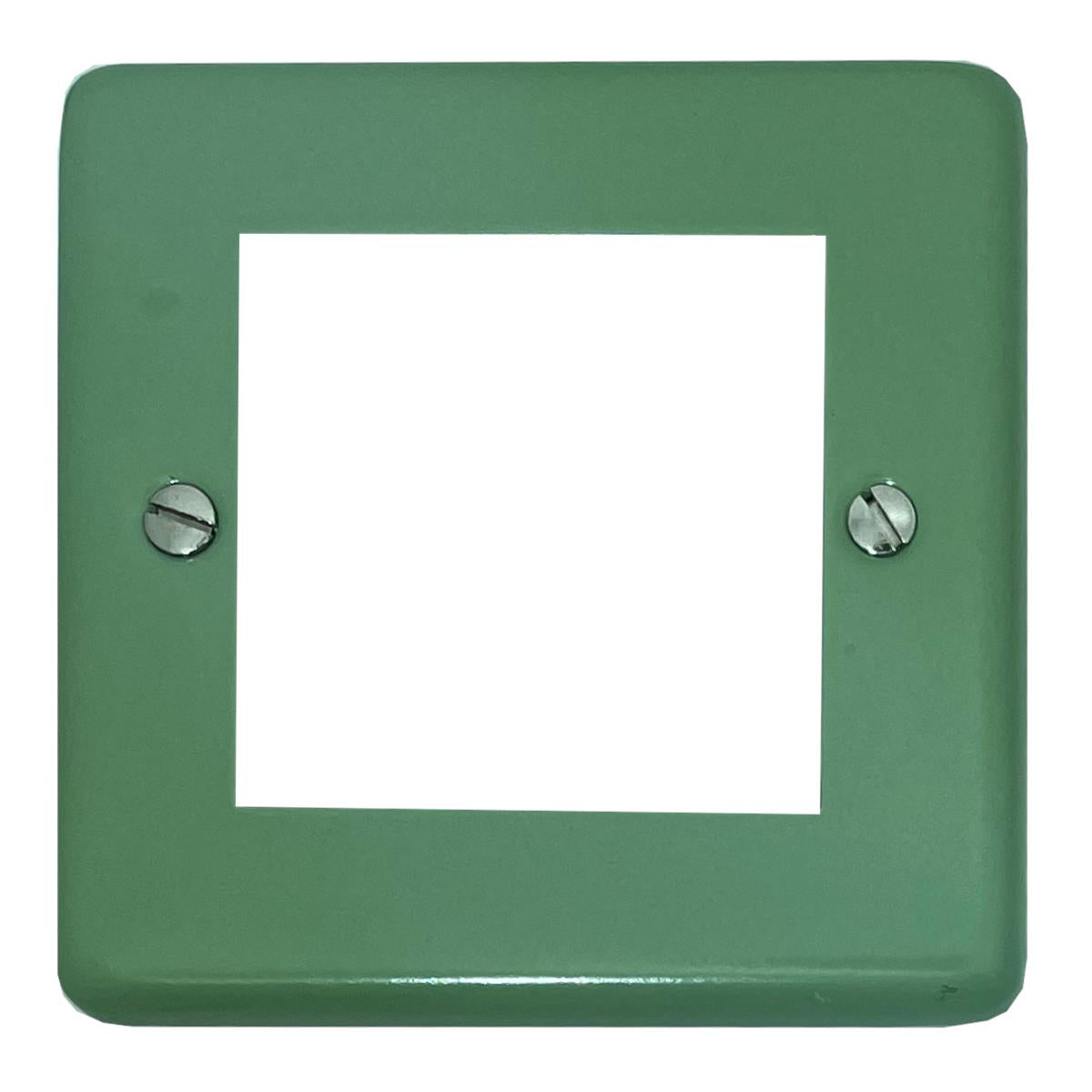 Classic Sage Green 2 Gang Module Plate