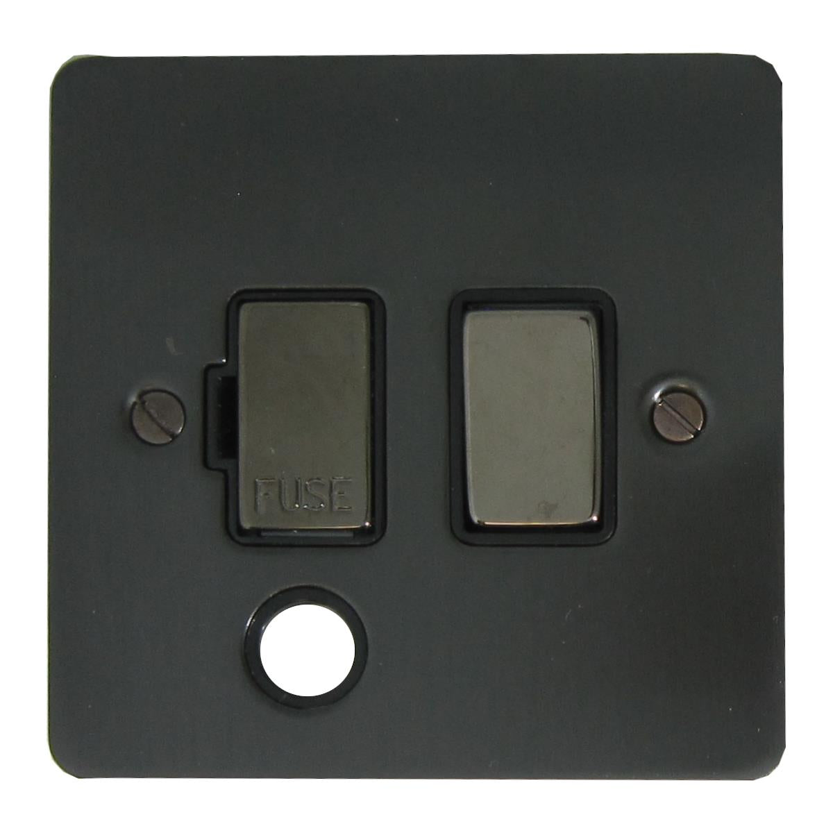 Flat Black Bronze Swt Spur + Outlet