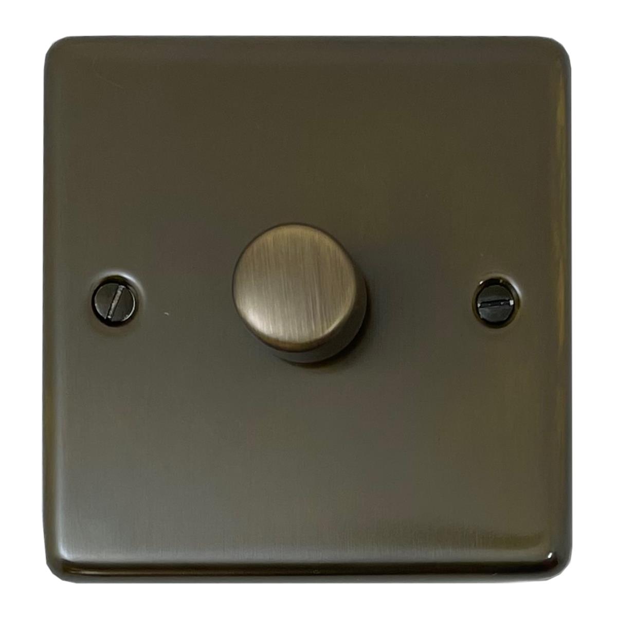 Contour Medium Bronze 1 Gang LED Dimmer