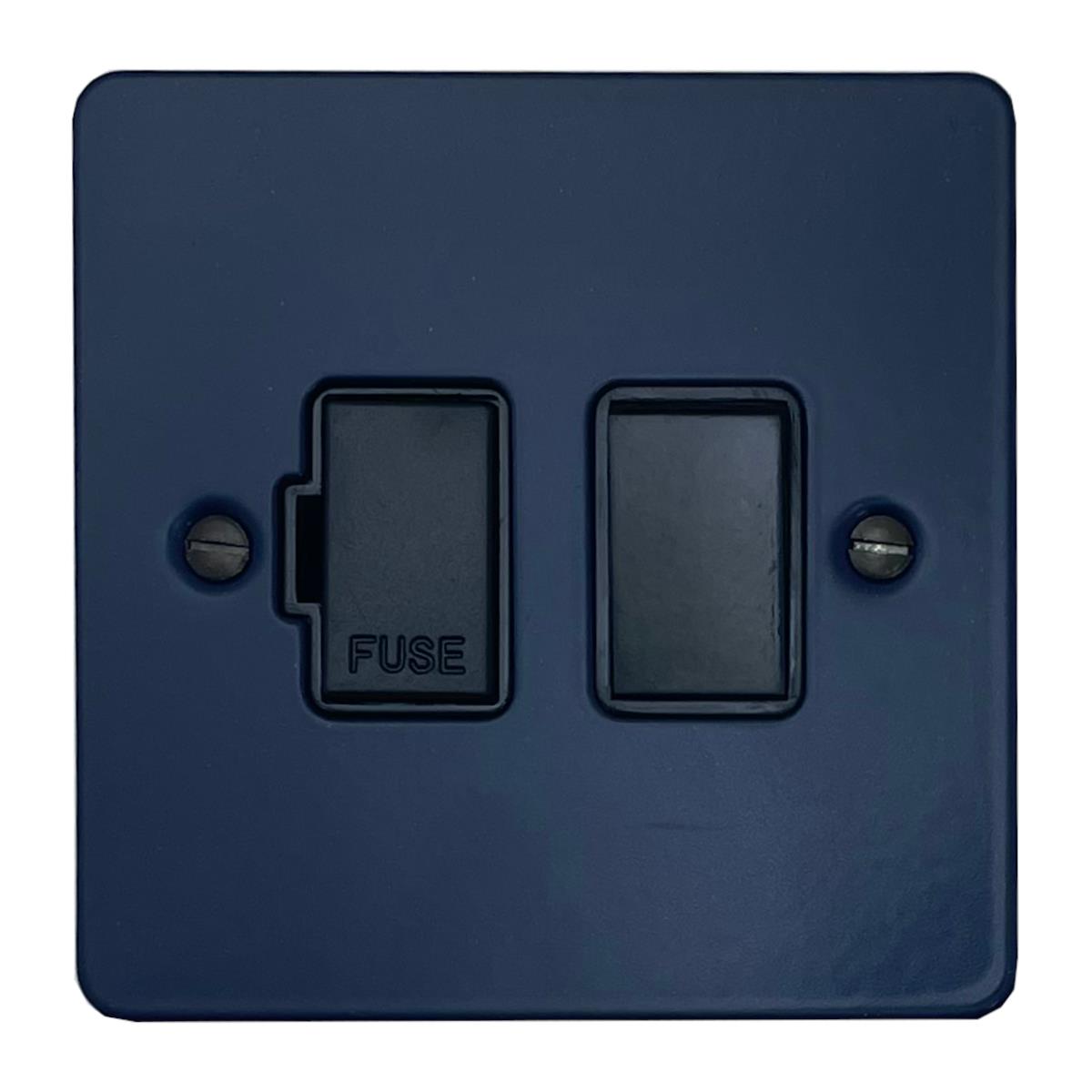 Flat Blue Switched Fuse Spur (Black Switch)