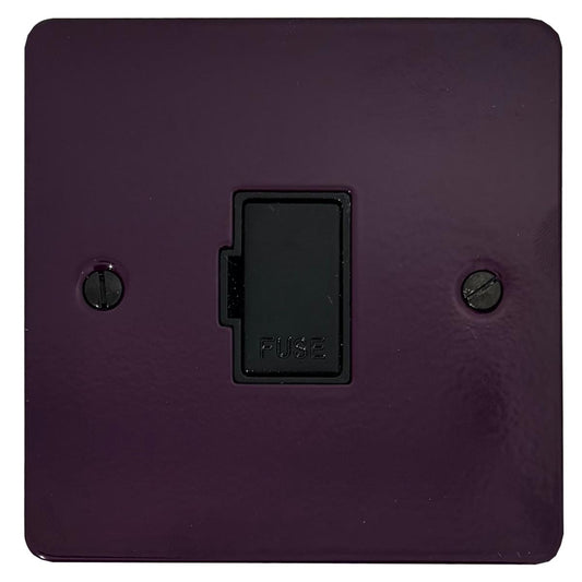 Flat Purple Unswitched Fuse Spur (Black Insert)