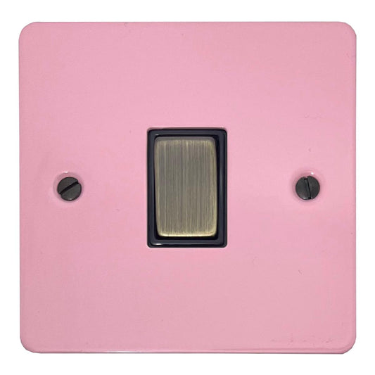 Flat Gloss Pink Intermediate Switch (Antique Brass Switch/Black Insert)