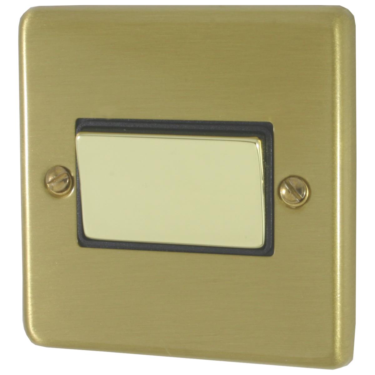 Contour Satin Brass Fan Isolator