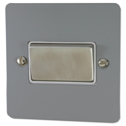 Flat Light Grey Fan Isolator