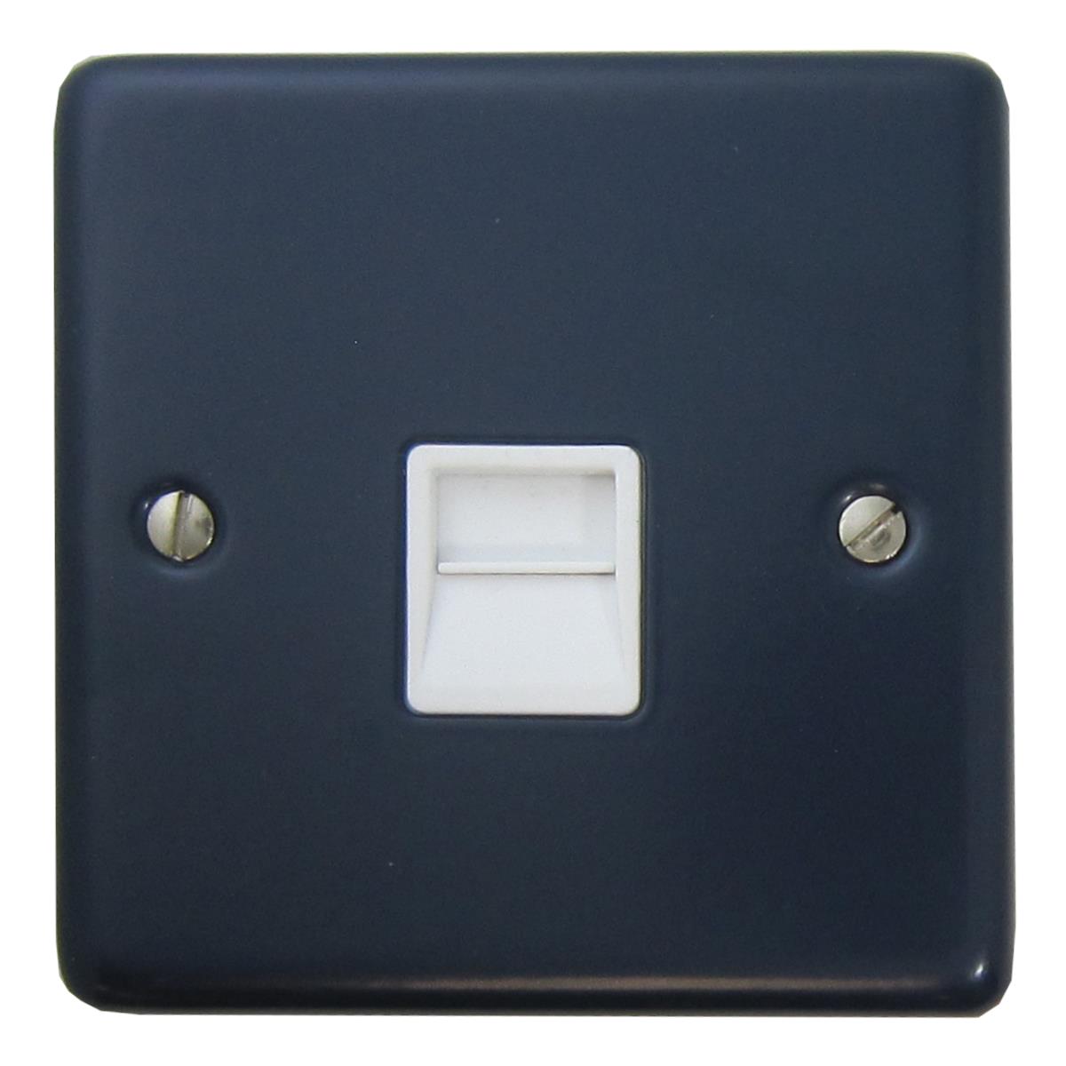 Contour Blue Telephone Primary Socket (White Insert)