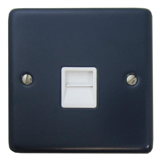 Contour Blue Telephone Primary Socket (White Insert)