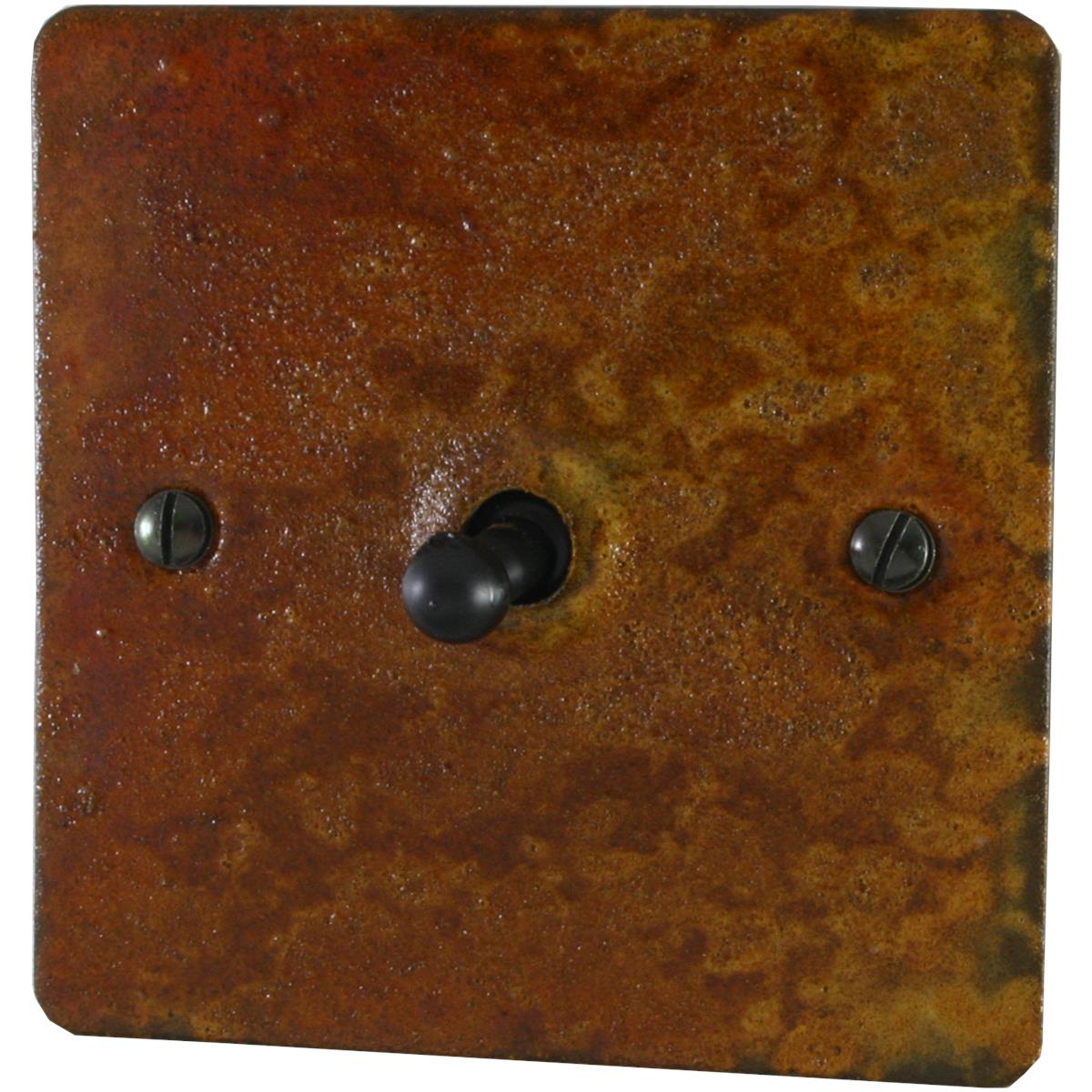 Flat Rust 1 Gang Toggle