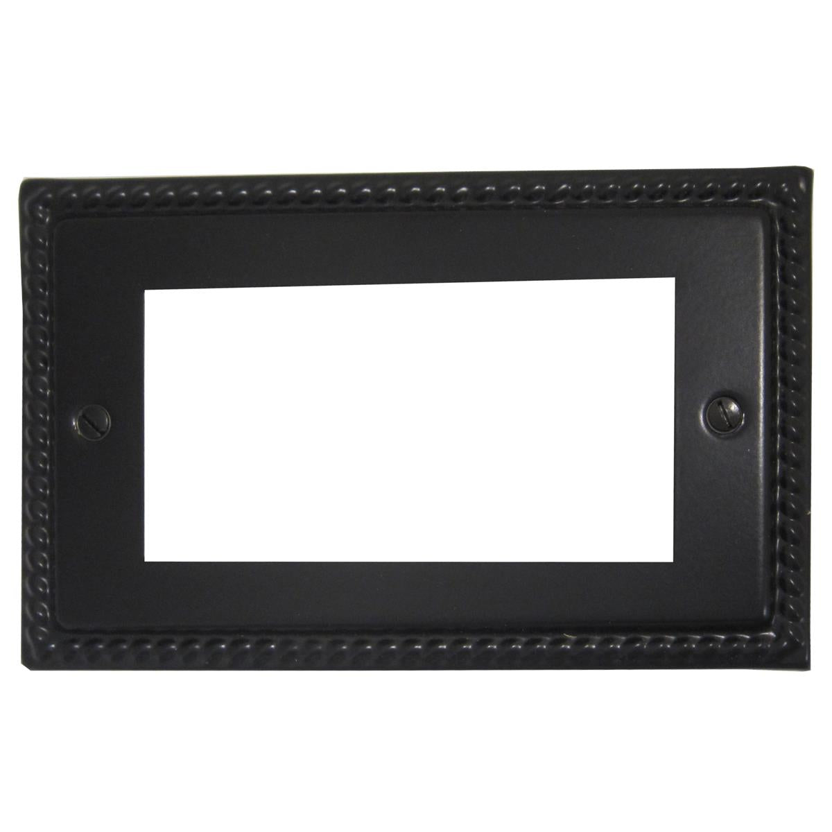 Monarch Flat Black 4 Module Data Plate