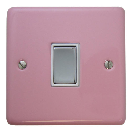 Contour Pink 1 Gang 2 Way Switch