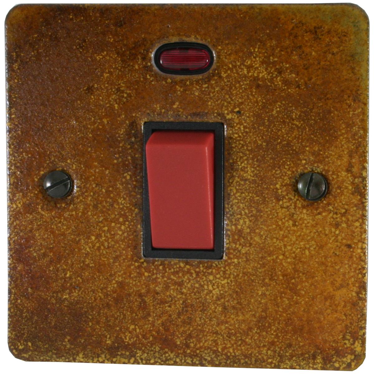 Flat Rust 45A Dp Switch + Neon S/Plate