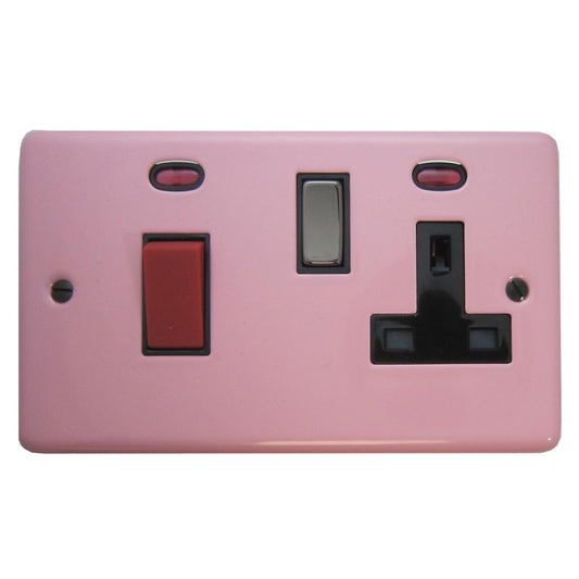 Contour Gloss Pink Cooker Switch (Black Nickel Switch)