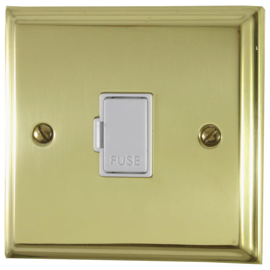 Deco Polished Brass Unswitched Spur