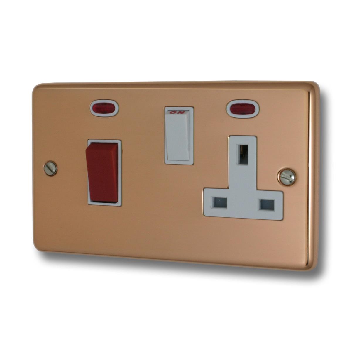 Contour Bright Copper Cooker Socket