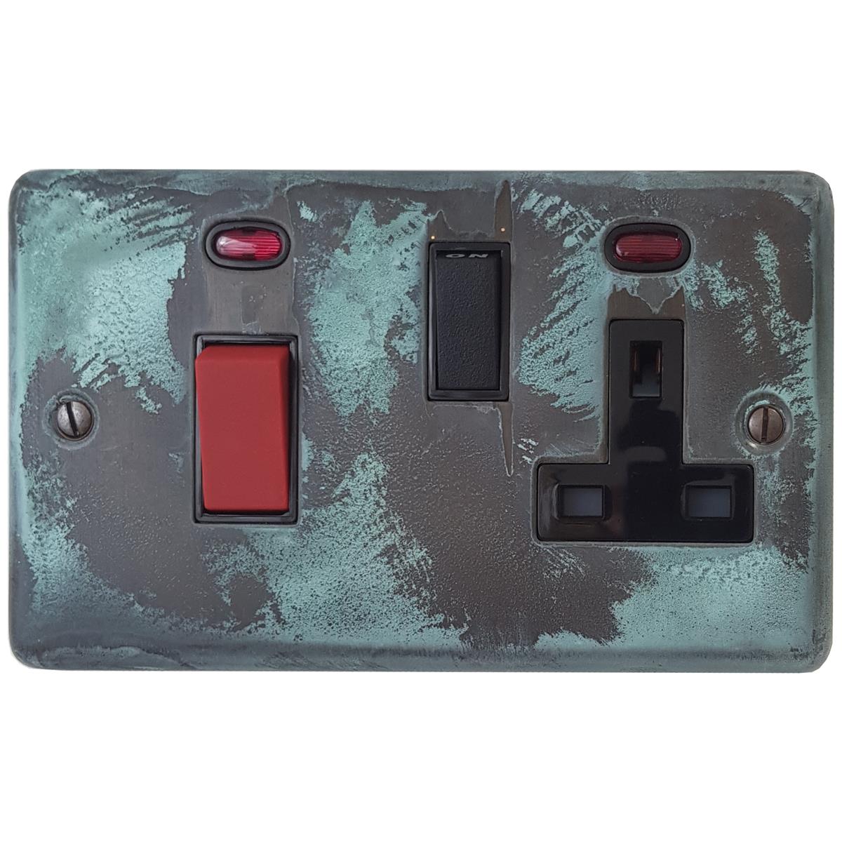 Contour Verdigris Cooker Socket