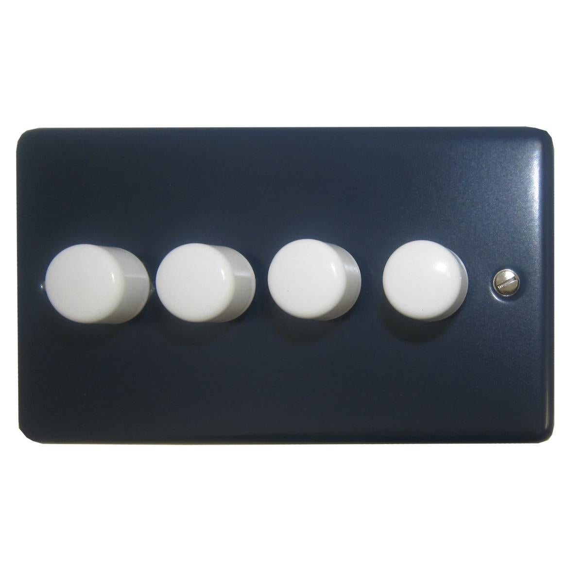 Contour Blue 4 Gang LED Dimmer