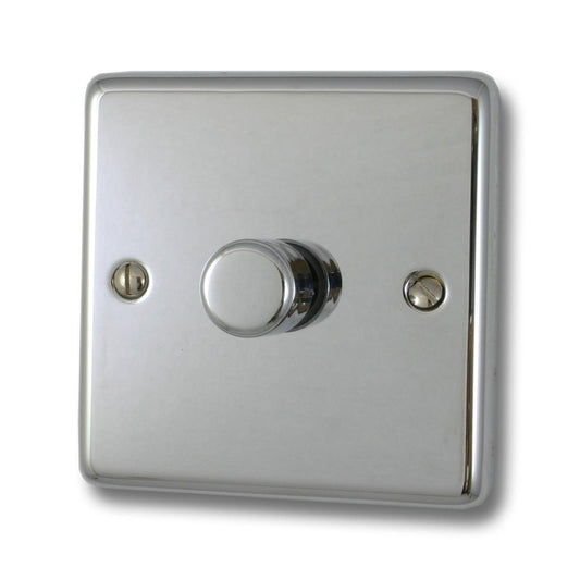 Contour Polished Chrome 1 Gang LED Dimmer