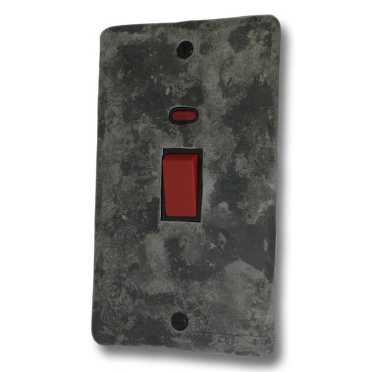 Flat Rustic 45A Dp Switch L-Plate