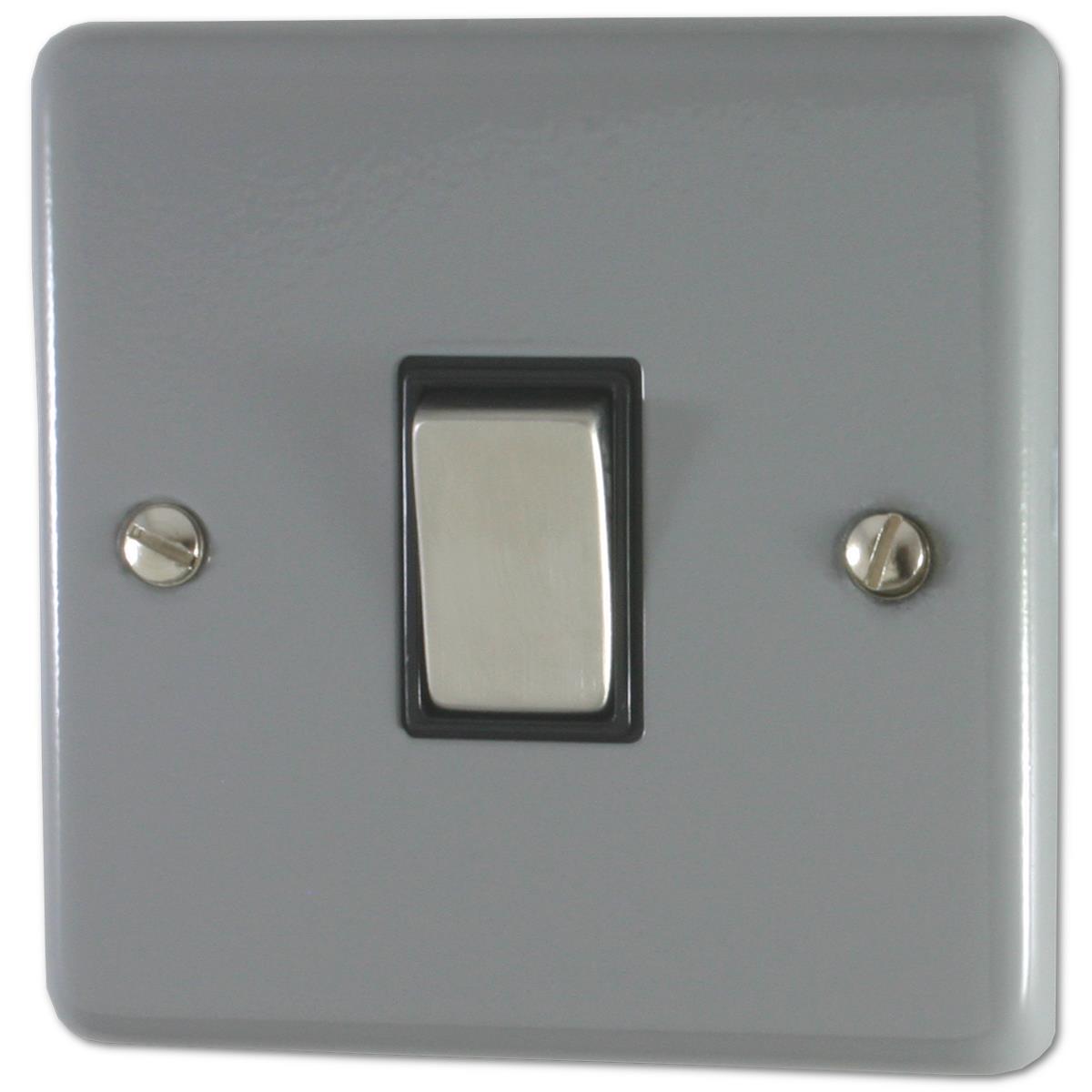 Contour Light Grey 1 Gang 2 Way Switch