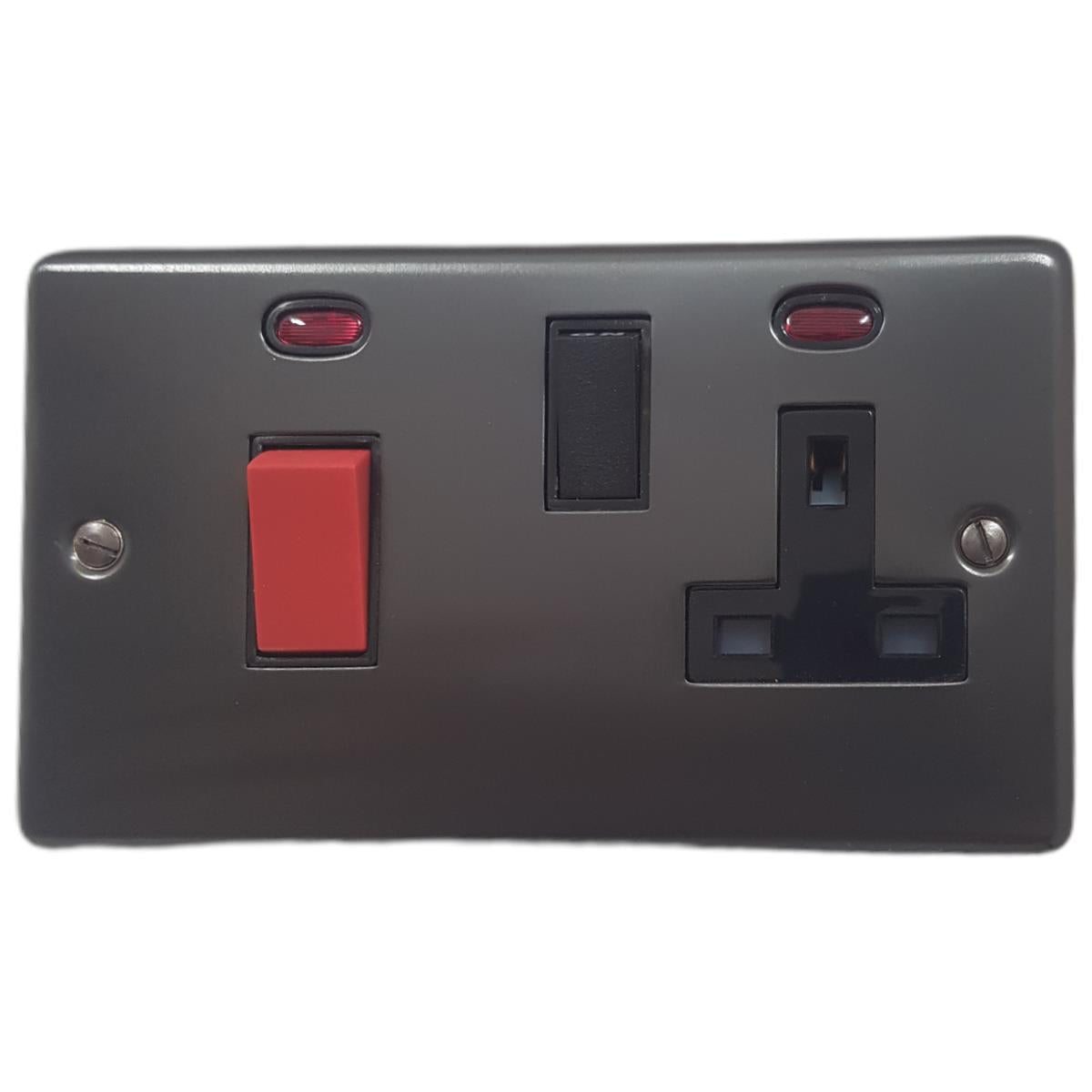 Contour Black Bronze Cooker Socket