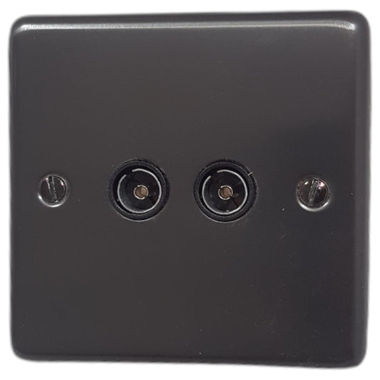 Contour Black Bronze Twin Tv Point