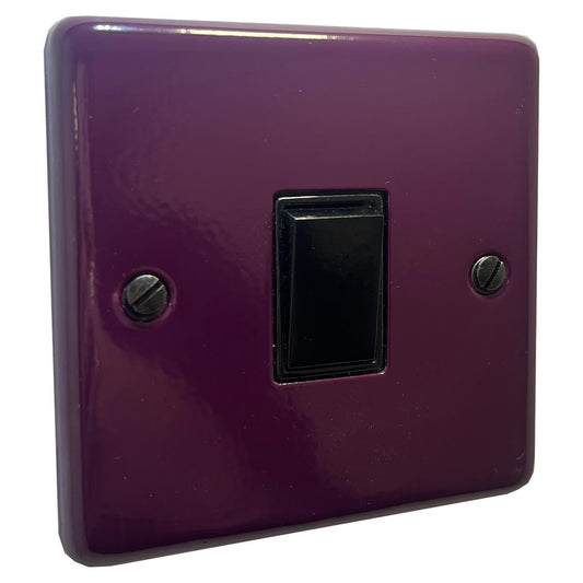 Contour Purple 1 Gang 2 Way Switch