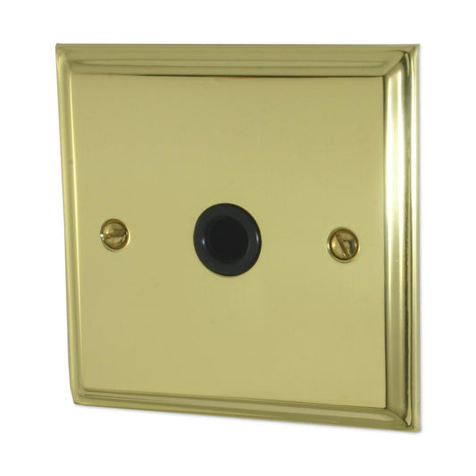 Deco Polished Brass Flex Outlet